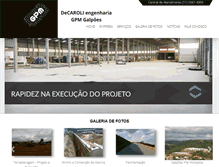 Tablet Screenshot of gpmgalpoes.com.br